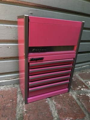 Snap-On - Micro Roll Cab BOTTOM & TOP chest ''SET'' Mini Tool Box Pink 