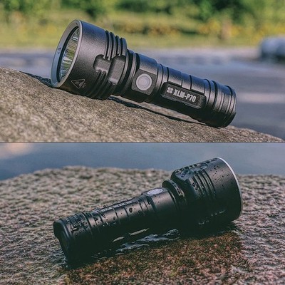 Strong Rechargeable LED Flashlight   Super Bright Outdoor Torch with Focus Beam