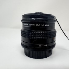 Vintage Konica Hexanon AR 50mm F1.8 Lens Japan Manual Focus SLR w/ 55mm Tiffen F