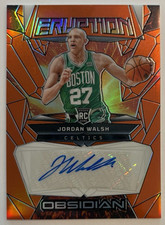 2023-24 Panini Obsidian - Jordan Walsh - Rookie Eruption RE-WLS - Orange /75