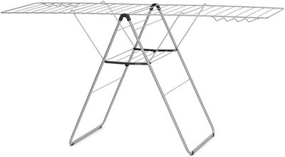 HangOn Clothes Drying Rack | 82ft (25m) | Metallic Gray | Large Indoor Clothe...