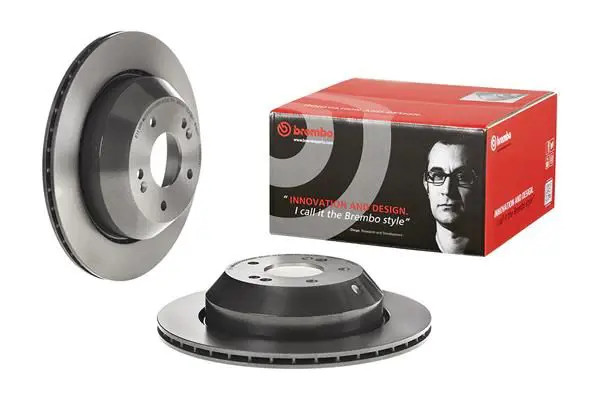 2x Brake disc internally vented 09.C503.11 BREMBO for KIA SORENTO III