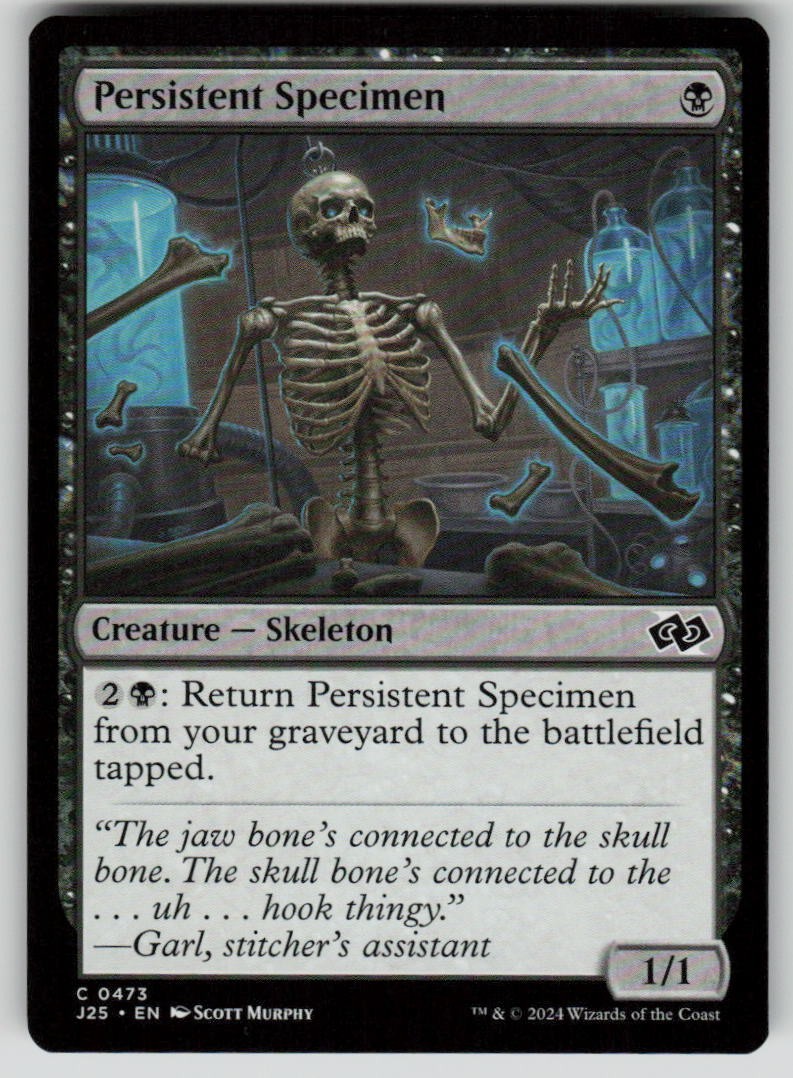 Persistent Specimen Common Foundations Jumpstart 473 MTG Near Mint 2024