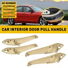 4Pcs For BMW 3 BMW 4Series Beige Front Rear Car Inner Door Pull Handle Armrest H