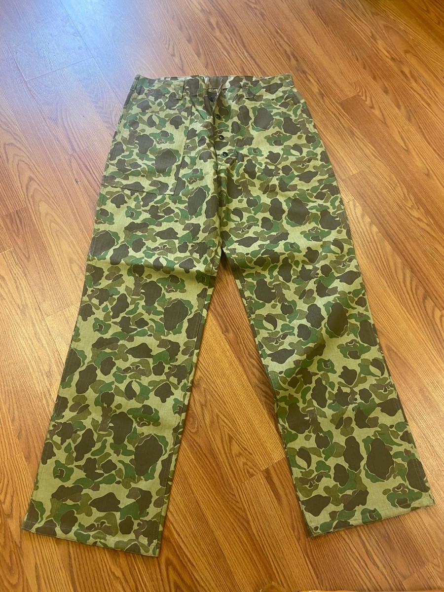 WW2 Repro US USMC P42 SET reversible Frog Skin Camo BDU Military