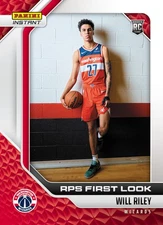 2025-26 Panini Instant Will Riley ROOKIE CARD RPS FIRST LOOK SP Wizards #36 RC