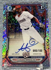2026 Bowman Chrome Marconi German 1st Prospect Mini-Diamond Auto Nationals