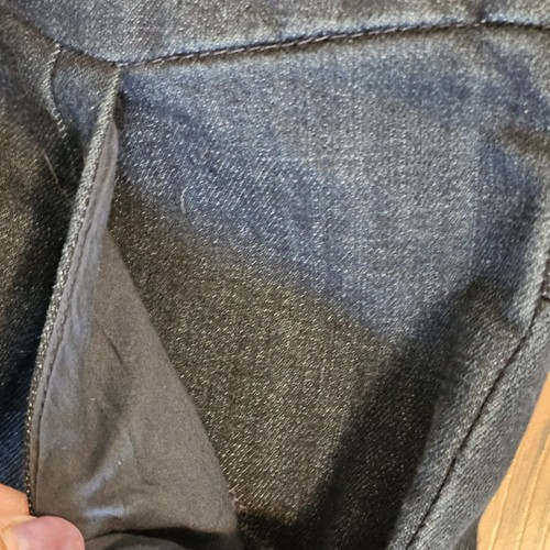 Gonna J.Crew Denim Elasticizzata Lavaggio Scuro Donna Taglia 6 Zip Posteriore Lunghezza Ginocchio - Foto 4 di 10