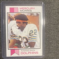 1973 Topps #48 Mercury Morris Miami Dolphins