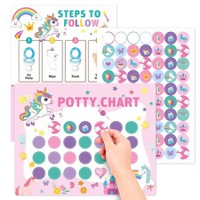 Potty Training Chart for Toddlers 10 Sticker Charts  280 Reward Stickers