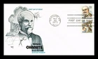 DR JIM STAMPS US COVER OCTAVE CHANUTE AVIATION PIONEER AIR MAIL FDC MARQ CACHET