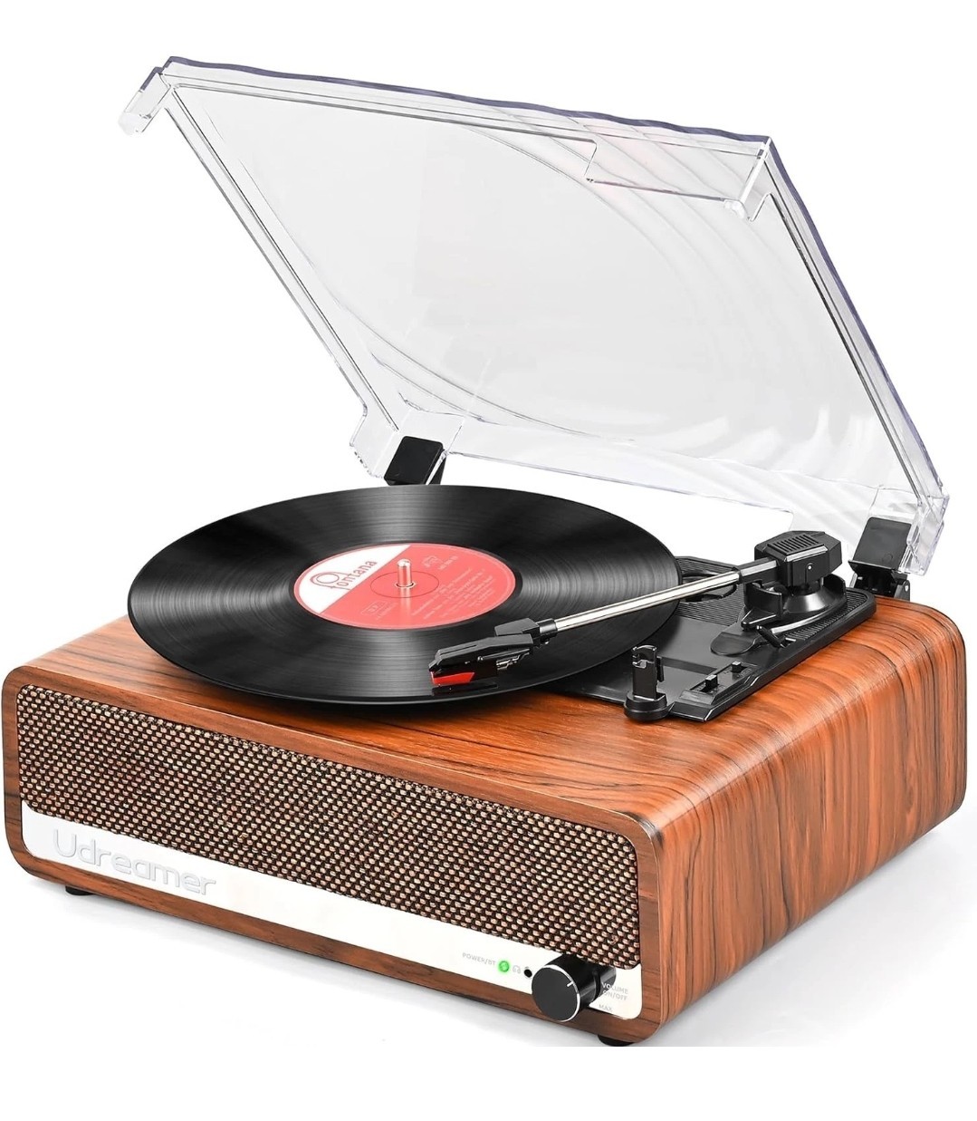 With Speakers,3 Speed Turntable With Latest Bluetooth 5.3