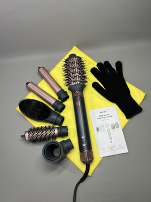 6 in 1 Hair Magic Dryer Bürste Heißluft Lockenwickler Glätteisen Schnelltrocknend High Speed