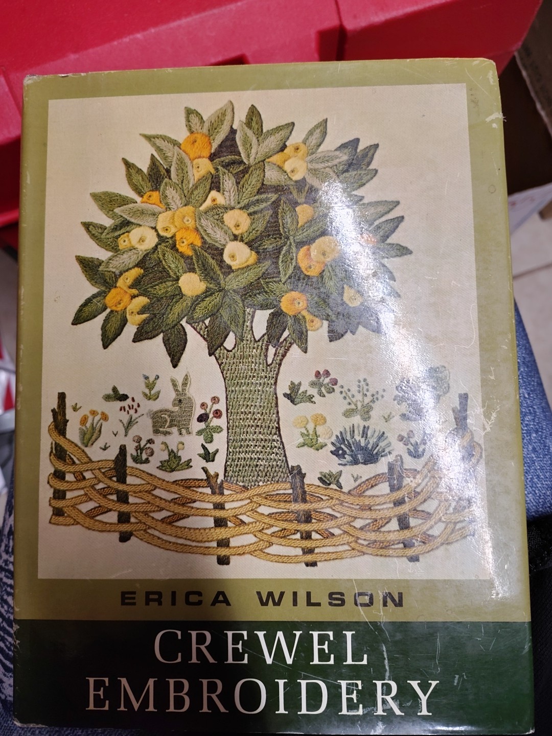 Vintage 1962 CREWEL EMBROIDERY Stitch Instruction Pattern Book by Erica Wilson