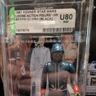 Star Wars 1981 Kenner Vintage AFA U80 Bespin Guard Black (Sunderland Collection)