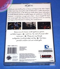 TESTED Sega SATURN Game HEXEN: BEYOND HERETIC has Disc Manual Case Box Completed