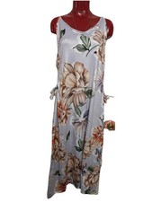 NEW LOVE SEXY WOMEN'S PLUS SIZE 4X FLORAL MAXI DRESS -CUTOUT SIDES-