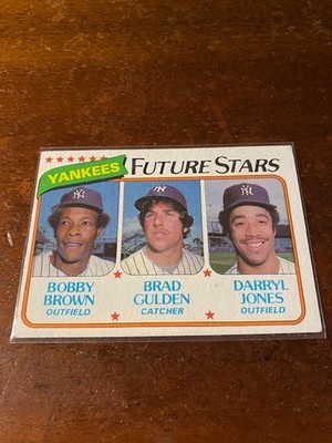 1980 Topps Future Stars Bobby Brown, Brad Gulden, D. Jones #670 - FREE SHIPPING