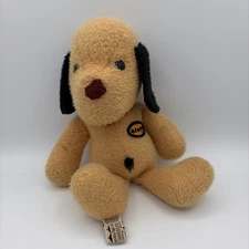 Animal Fair Henry the Puppy Dog 12“ Plush Tan Vintage 1971 Stuffed Animal