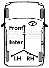 Rear Left Handbrake Cable For Ford Transit