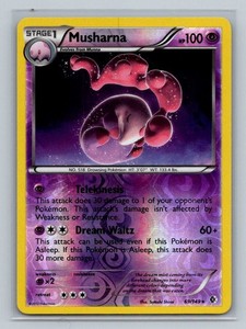 Pokemon Boundaries Crossed #69/149 Musharna Reverse Holo Rare