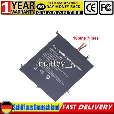  Akku für Geobook 2E 120 12.5 GeoBook 2E NV-3167145-2S 3167145 10 Pins 7 wires