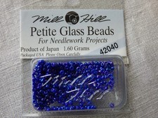 Mill Hill Glass Beads - Color 42040 Periwinkle 15/0 Seed Bead - 1.60 Grams