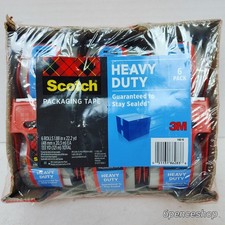 Scotch Heavy Duty Packing Tape Clear 6 Roll