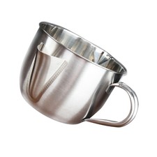 1x Stainless Steel Gravy Oil Soup Fat Separator Mini Grease Filter Strainer Pot