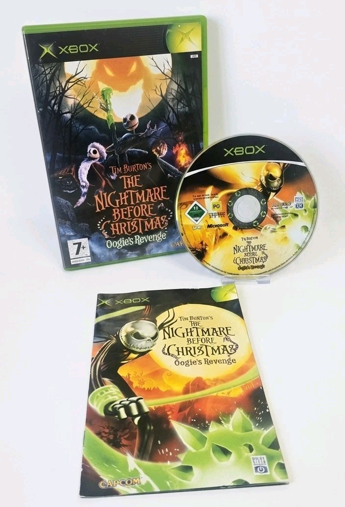 Tim Burton's The Nightmare Before Christmas: Oogie's Revenge Xbox en muy buena condición 