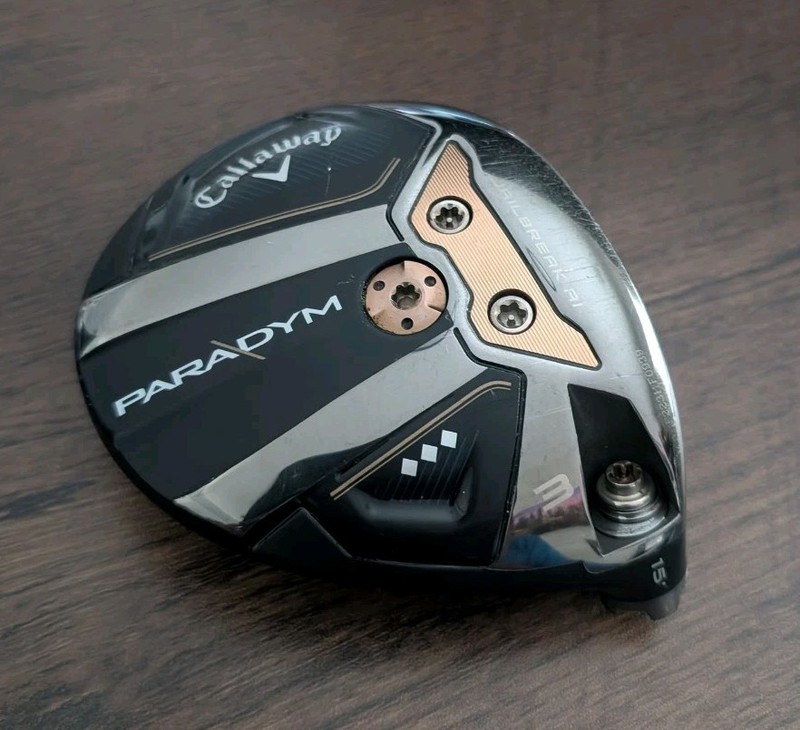 Callaway Paradym Triple Diamond 15° 3-wood 3w Fairway Wood, Head Only, no H/C
