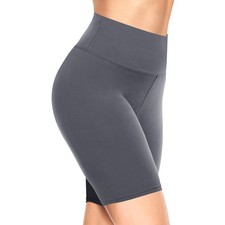 Radlerhose Damen Hohe Taille Kurze Sporthose Leggings Blickdicht Sommer Shorts Y
