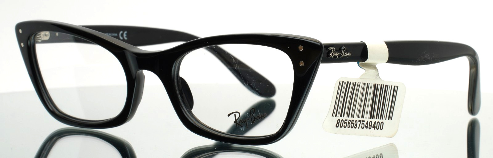 RAY BAN RB5499 Lady Burbank 2000 Black Womens Cat Eye Eyegla