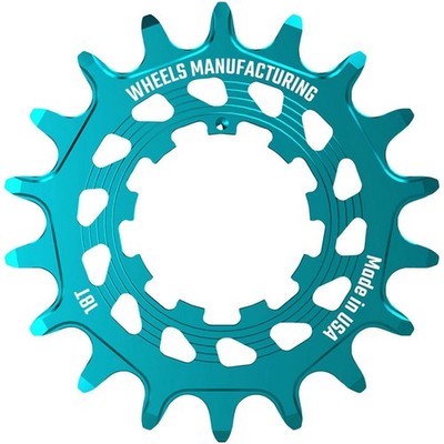 Wheels Manufacturing Solo HG Cog - 18t, Fits Solo-HG Kits, Teal SOLO-HG-18T-5