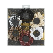Scunci Original 6 Days of Scrunchies Gift Set - 6 Unique Hair Ties in Box