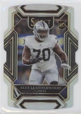 2021 Panini Select Club Level Silver Prizm Die-Cut Alex Leatherwood #286 uk2