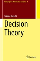 Decision Theory | Takashi Hayashi | Buch | Monographs in Mathematical Economics