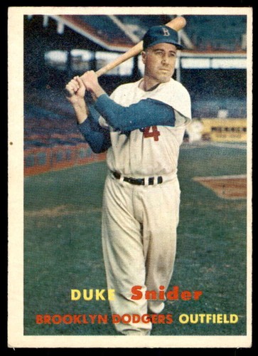 Don Hoak #274 1957 Topps card