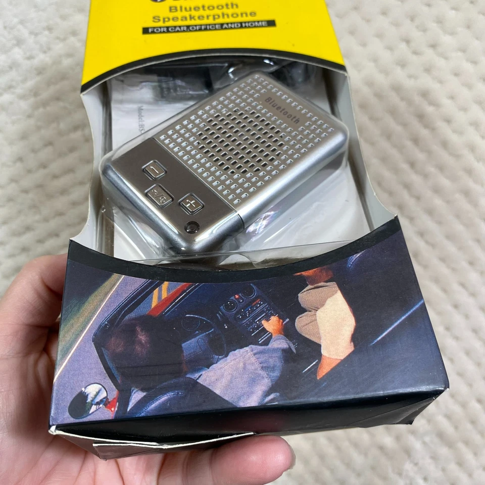 Bluetooth Speakerphone Car Kit Office Home Sun Visors for Cellphones - Image 2 of 4