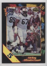 1991 Wild Card Draft 5 Stripe Ed King #81 Rookie RC 0pv7. rookie card picture