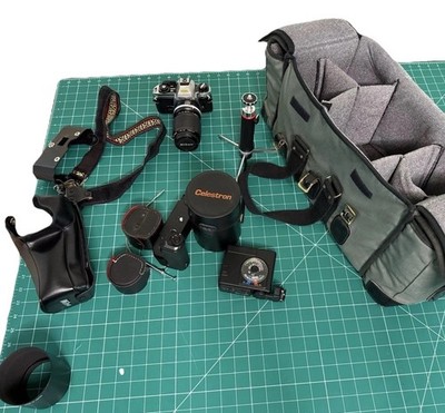 Nikon FG-20 35mm Film Camera with Nikon motor drive, Nikon Sb 15 