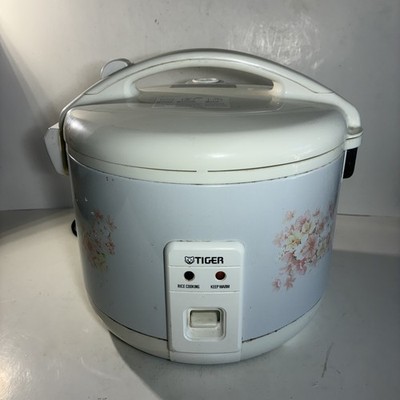 Tiger Japan JNP-1500 8-Cup Rice Cooker & Warmer Floral White | eBay