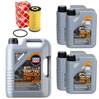 MotoröL Set 4200 5W-30 Liqui Moly 9 Liter + ÖLfilter FüR Opel Movano B 2.3 Cdti