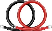 4AWG 15-Inches Battery Cables Set, 1 Positive  1 Negtive 15Inches