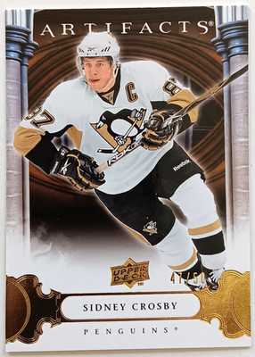2009-10 UD Artifacts Gold Sidney Crosby /50 Pittsburgh Penguins
