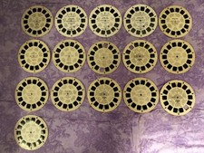 Vintage View-Master Reels Lot of 16 Disney Scooby Doo Disneyland Sawyer's