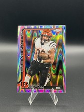Chase Brown Cincinnati Bengals 2025 Topps Chrome Wave Refractor #62