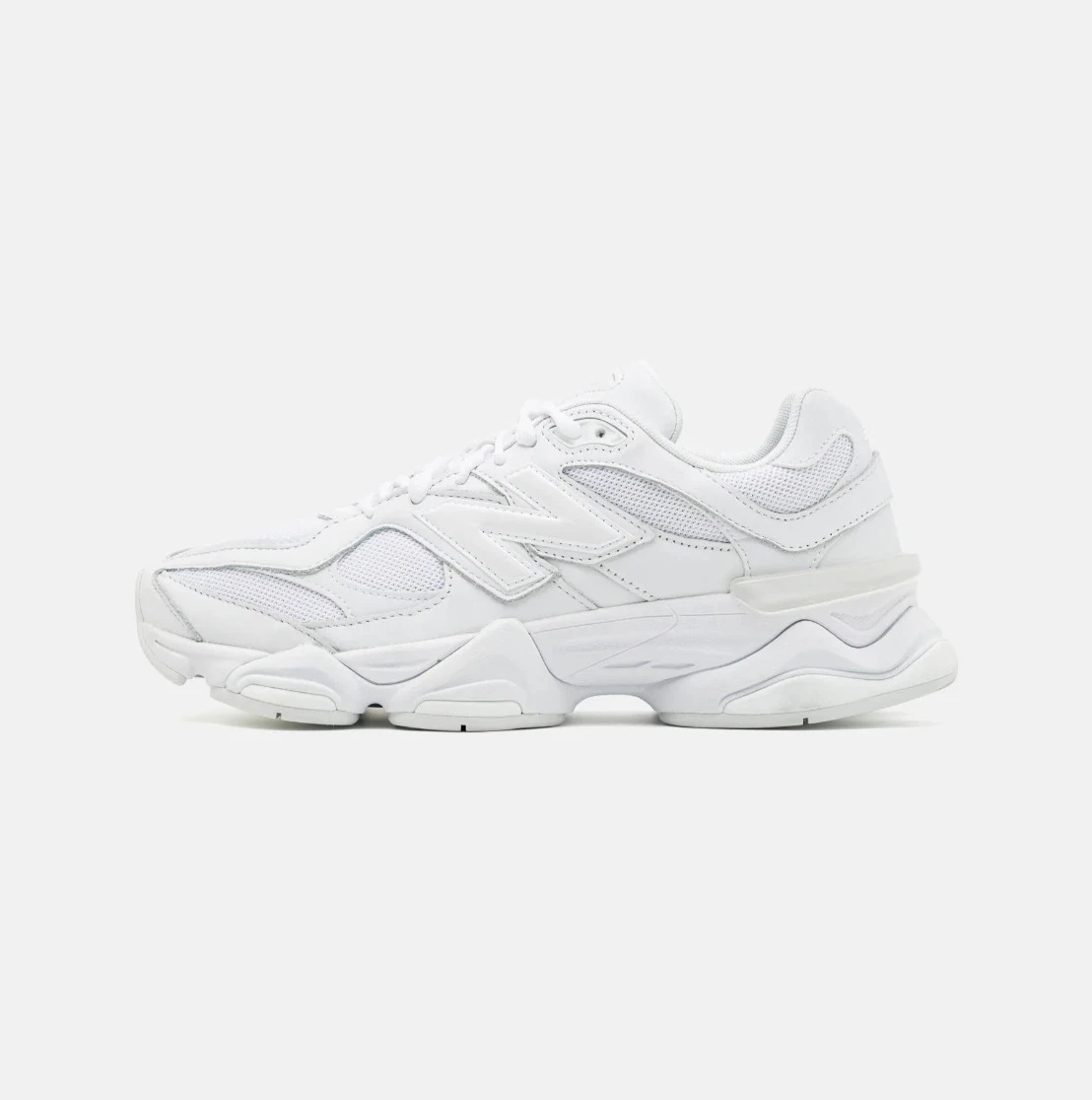 Zapatos de gimnasia blancos New Balance 9060 para hombre/mujer