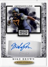 2021 SAGE Premier Draft #A56 Mike Brown Autograph Black