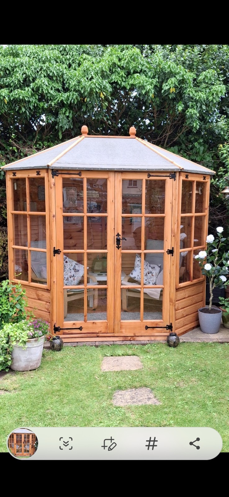 8x6 OCTAGONAL SUMMERHOUSE 